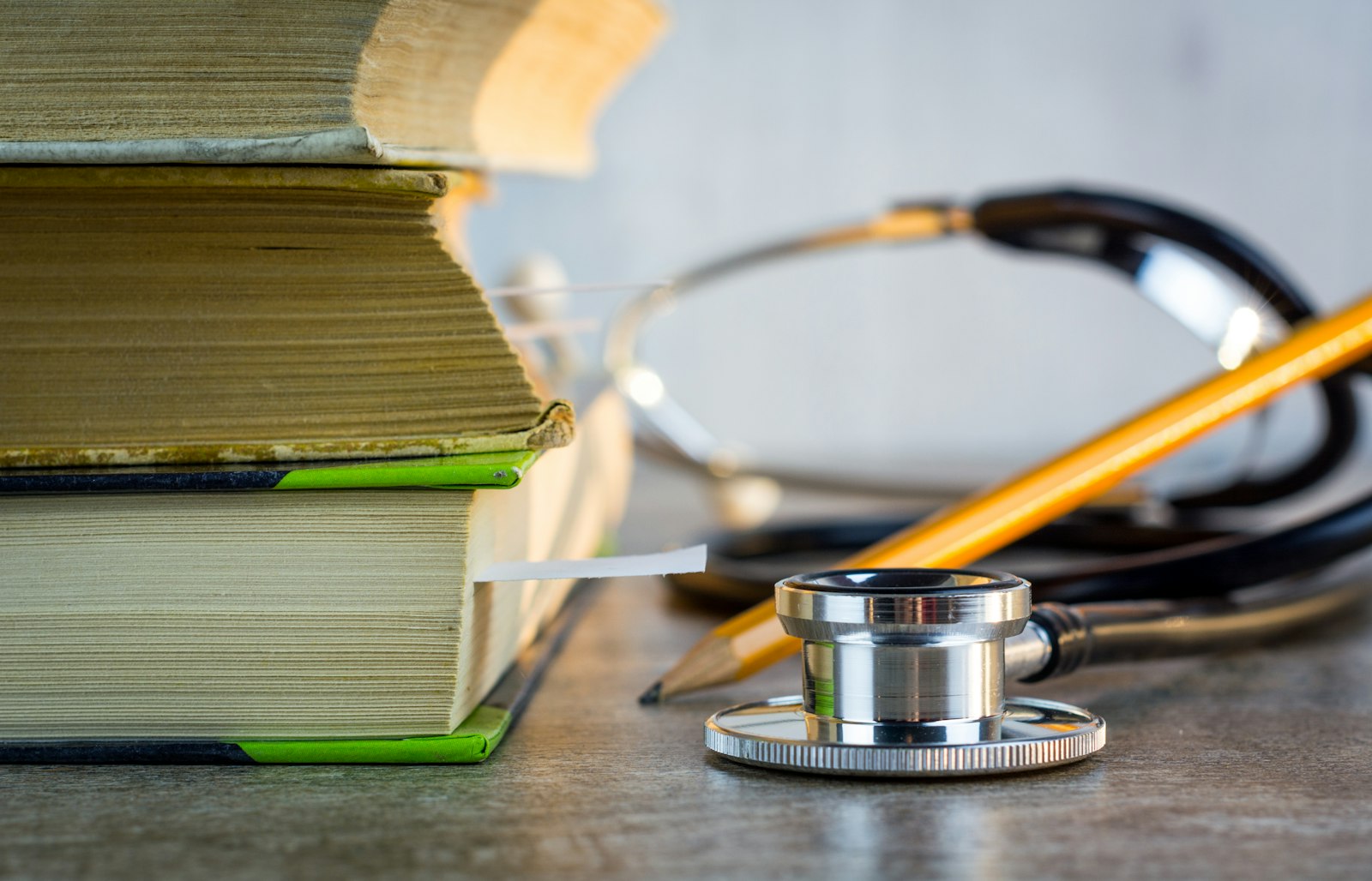 Manuels de médecine et prise de notes